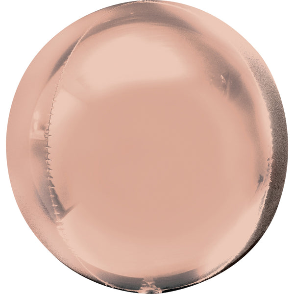 Rose gold Orbz balloon