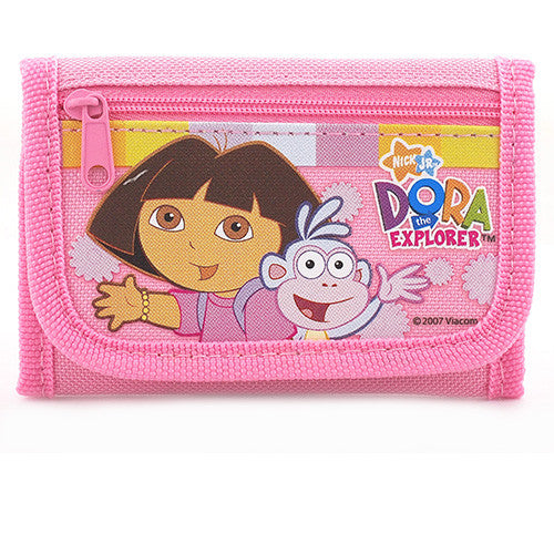 Dora The Explorer Pink Trifold Wallet