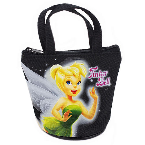Tinkerbell Black Mini Coin Purse for Coin Storage