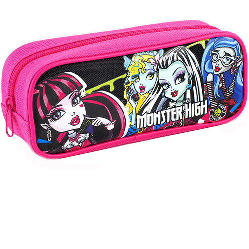 Monster High Character Single Zipper Hot Pink Pencil Case