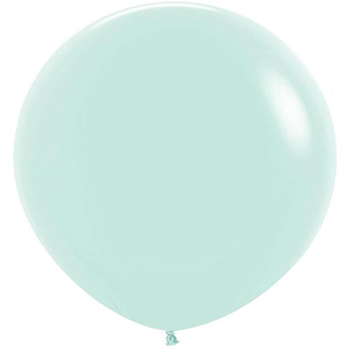 Pastel matte green latex