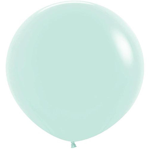 Pastel matte green latex