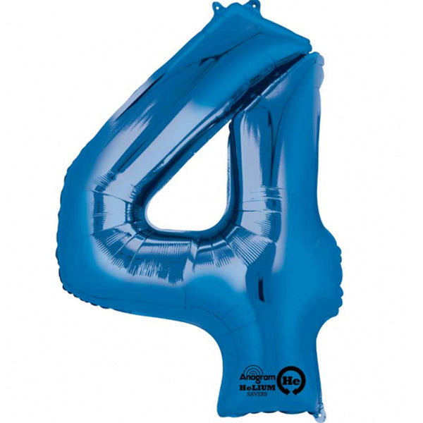 Blue Number balloon