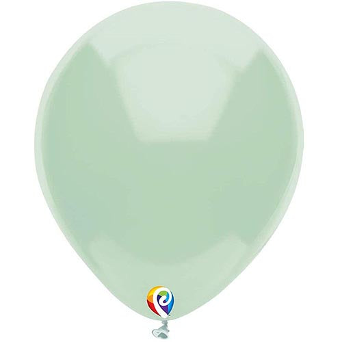 50 Funsational Mint Green Latex Balloons 12"
