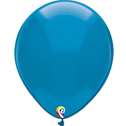 50 Funsational Crystal Blue Latex Balloons 12"