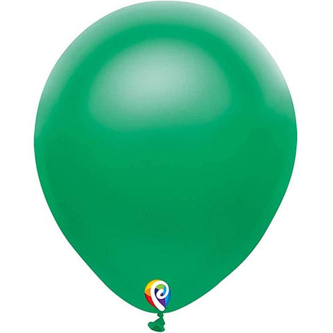 50 Funsational Pearl Green Latex Balloons 12"