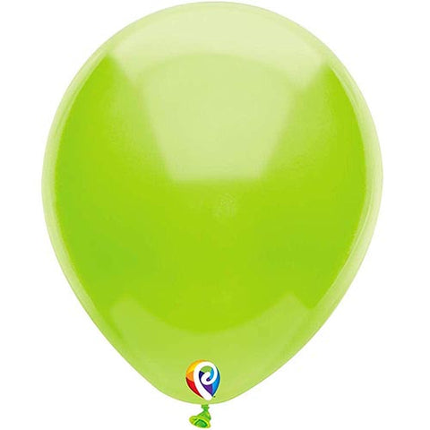 50 Funsational Lime Green Latex Balloons 12"