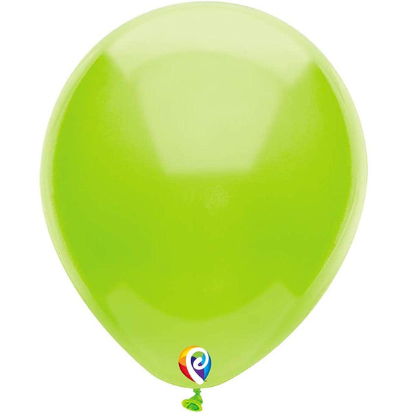 50 Funsational Lime Green Latex Balloons 12"