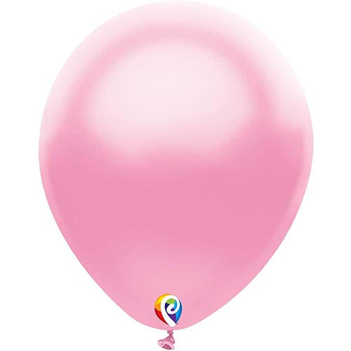 50 Funsational Pearl Pink Latex Balloons 12"