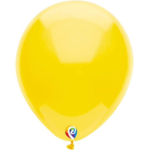 50 Funsational Yellow Latex Balloons 12"