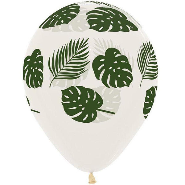 50 Palm Fronds Latex Balloons 11"