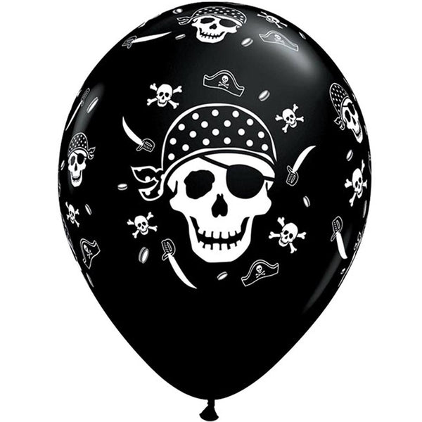 pirate and skull balloon
