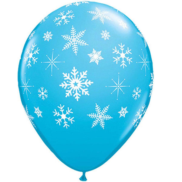 Snowflake balloons