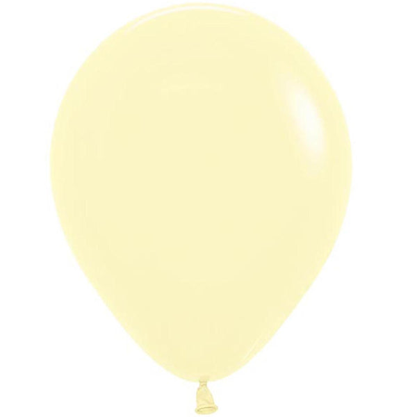 Balloonia Yellow Matte Balloons
