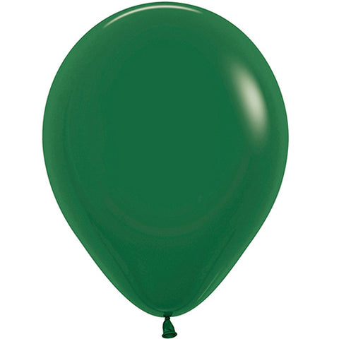 5" Betallatex Fashion Forest Green Latex Balloons 100ct