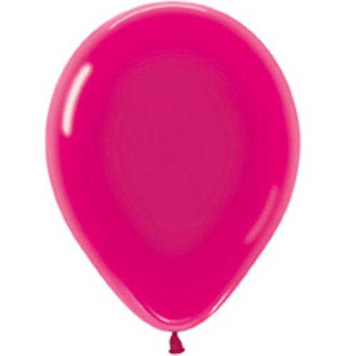 5" Crystal Fuchsia Latex Balloons 100ct
