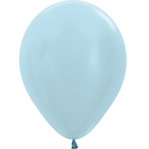 5" Betallatex Pearl Blue Latex Balloons 100ct
