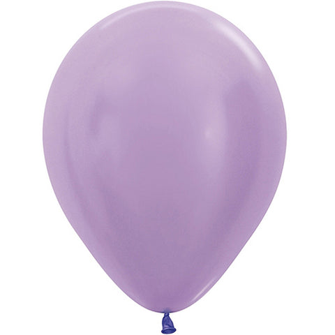 5" Betallatex Pearl Lilac Latex Balloons 100ct