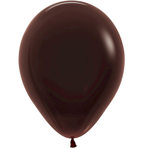 5" Deluxe Chocolate Latex Balloons 100ct