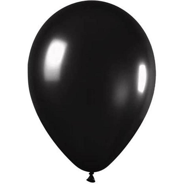 Black Latex Balloons 