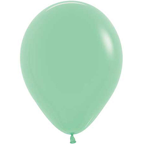 5" Deluxe Mint Green Latex Balloons 100ct