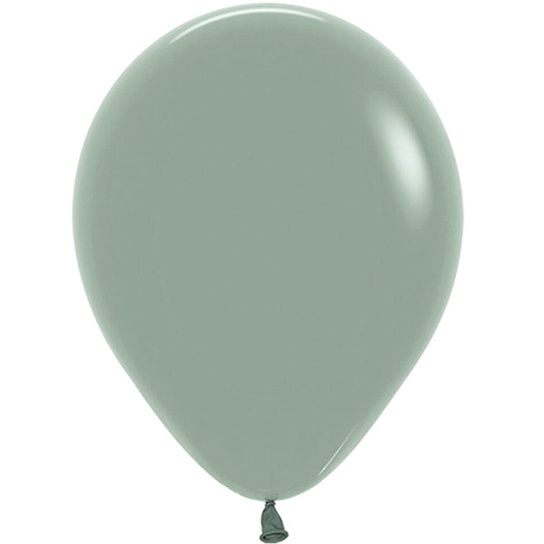 Pastel Dusk Laurel Green Balloons 5"