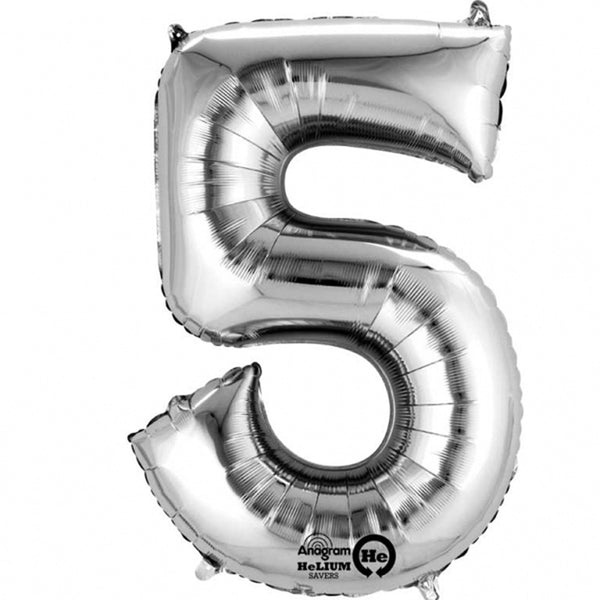 Silver foil balloon