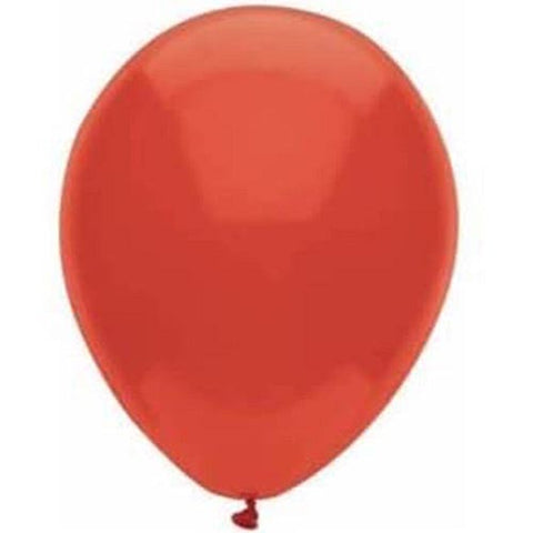 5" Partymate Latex Balloons Real Red 50ct