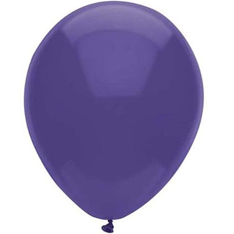 5" Partymate Latex Balloons Regal Purple 50ct