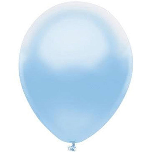 5" Partymate Latex Balloons Silk Blue 50ct