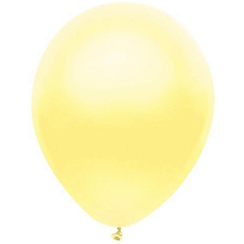 5" Partymate Latex Balloons Silk Yellow 50ct