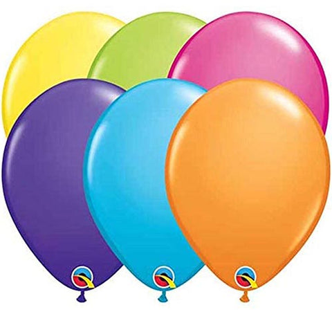 5" Qualatex Latex Balloons tropical Assortment 100ct