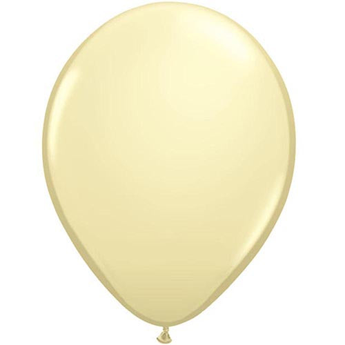 5" Qualatex Latex Balloons Ivory Silk 100ct