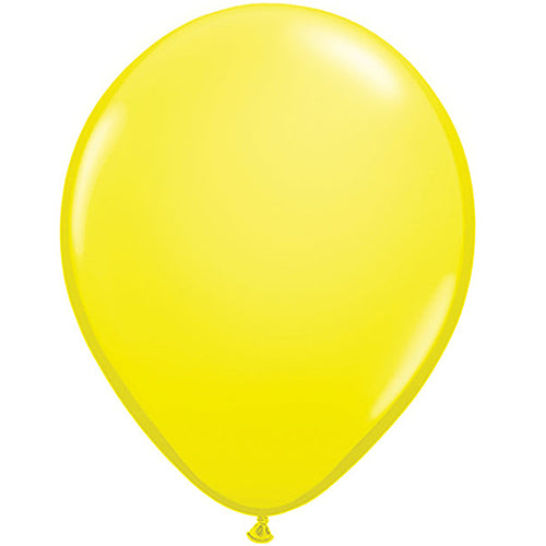 5" Qualatex Latex Balloons Yellow 100ct