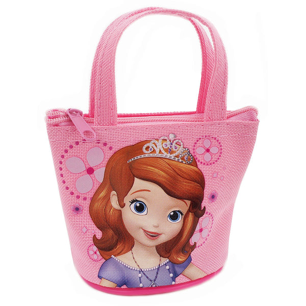 12 Princess Sofia Pink Mini Coin Purses for Coin Storage ( 1 Dozen )