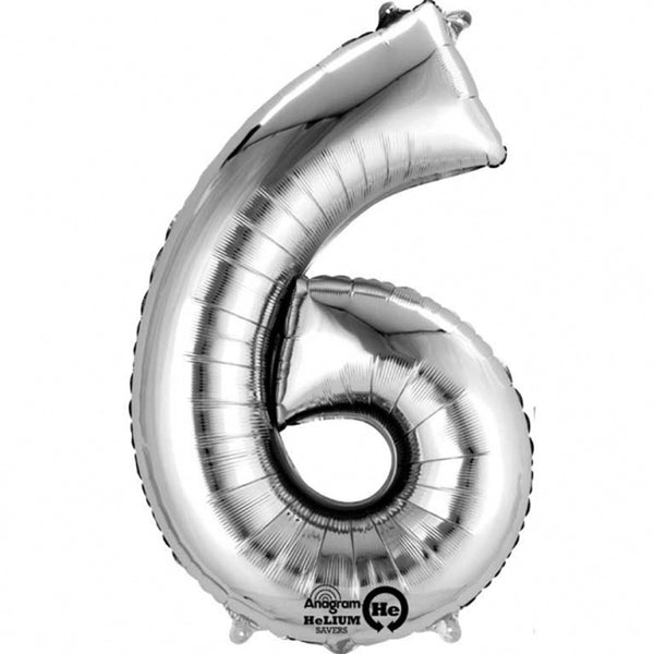Silver foil balloon