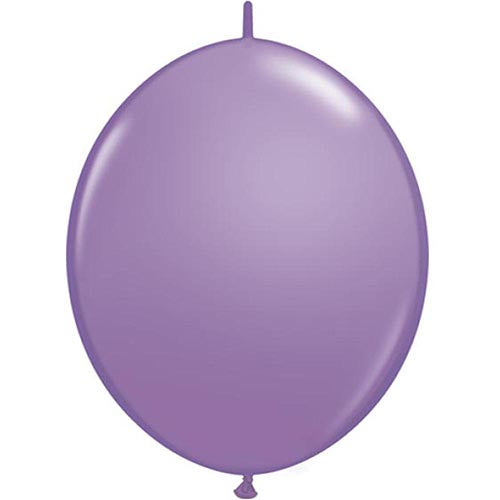 6" Qualatex Spring Lilac Quick Link Latex Balloons 50