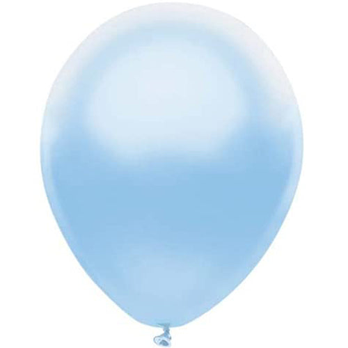 Partymate 72 Silk Blue Latex Balloons 11" Made In USA