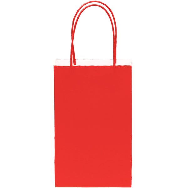 Red paper goodie bags