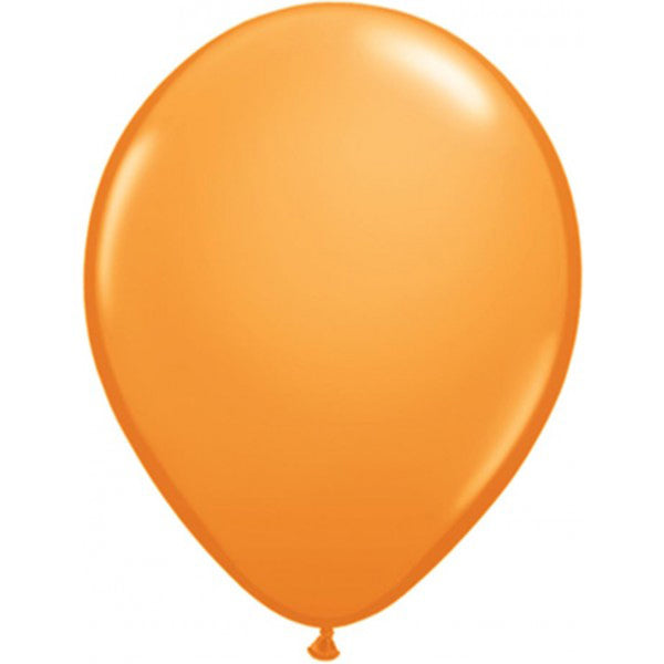 100 Qualatex Orange Latex Balloons