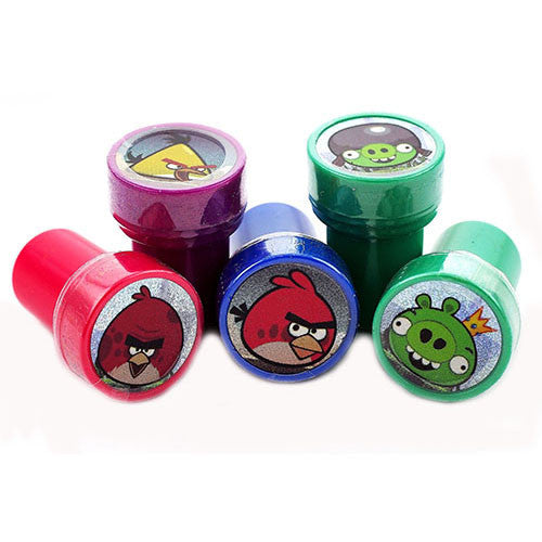 12 Angry Birds Character Authentic Licensed Self Inking Stampers