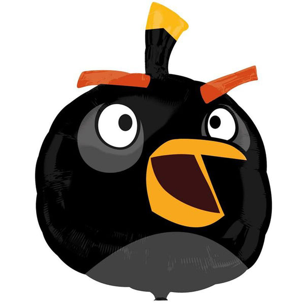 Black Angry Birds Balloon
