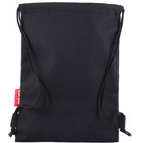 Angry Birds Rovio Character Licensed Black Drawstring Bag