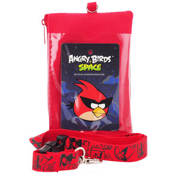 Angry Birds Character Red Lanyard with Detachable Coin Purse