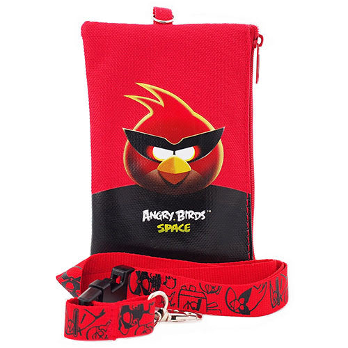 Angry Birds Character Red Lanyard with Detachable Coin Purse
