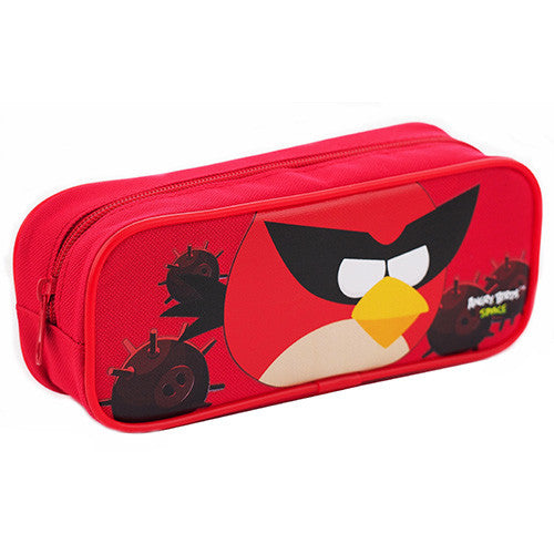 Angry Birds Character Single Zipper Red Pencil Case