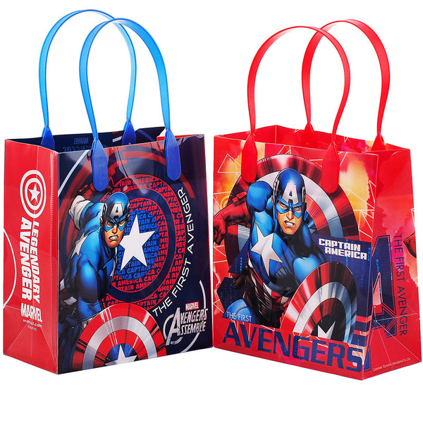 Captain America Goodie Bags 6"