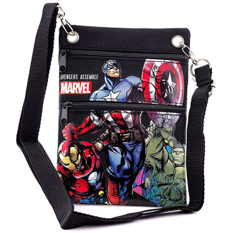 Avengers Character Authentic Licensed Black Mini Shoudler Bag