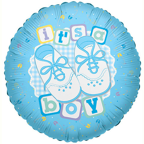 18" It's a Boy Foil / Mylar Balloons ( 6 Balloons )