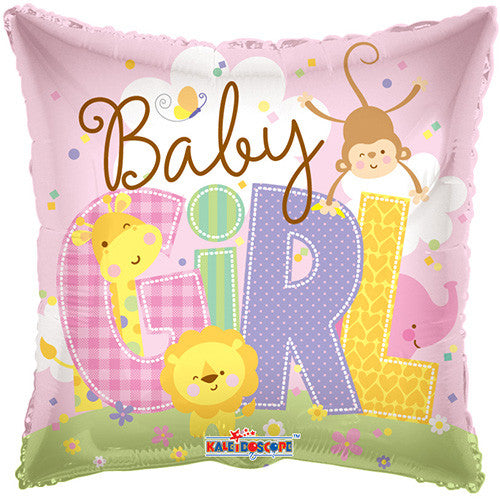 18" Baby Girl Pink Baby Shower Foil / Mylar Balloons ( 6 Balloons )